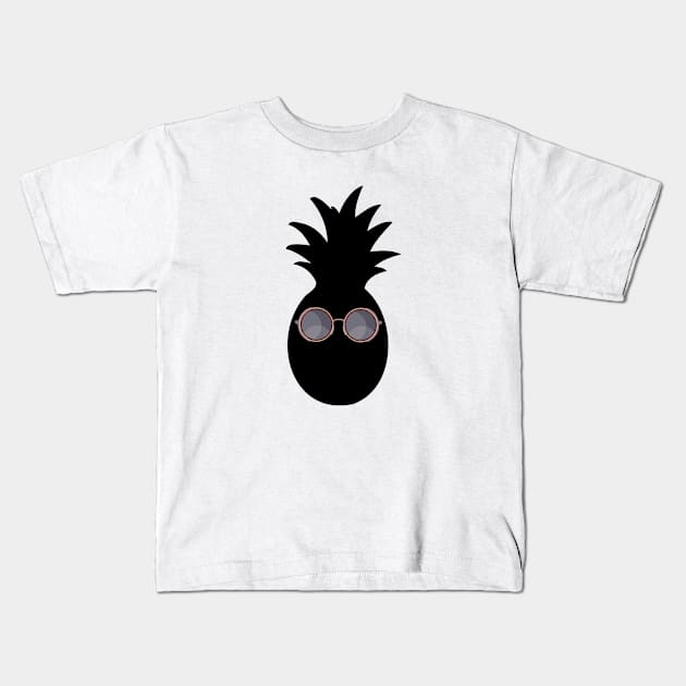 Pineapple man- professor Kids T-Shirt by Kristalclick 